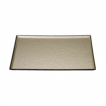 福井クラフト　尺5清流無地盆シャンパンゴ-ルドアクアSL 15007840【お寄せ品、返品キャンセル不可。欠..