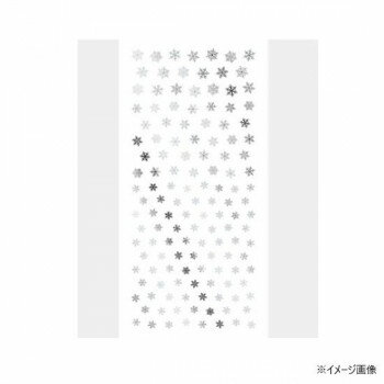 【メール便】 TSUMEKIRA(ツメキラ) ネイルシール(ジェル専用) Standard Snow シルバー SG-YUK-014【お..