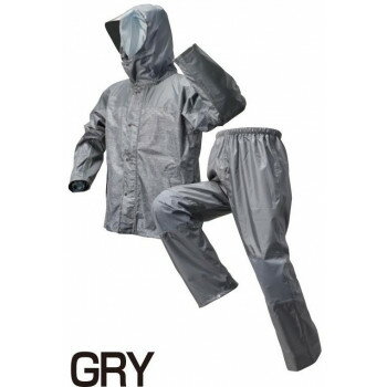 喜多 レッヂレイン　ストレッチ透湿合羽 L グレー No2920【お寄せ品、返品キャンセル不可。欠品終売時連絡あり】
