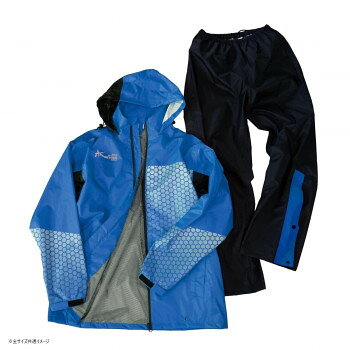 【直送品】コヤナギ レインウェア レインストームアクティブ RSA-08 ブルー 5L【お寄せ品、返品キャン..