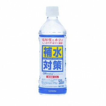 五洲薬品 補水対策 オーアールウォーターH(OR water) 500ml×24本【お寄せ品、返品キャンセル不可。欠品終売時連絡あり】