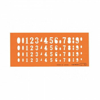 【メール便】 バンコ テンプレート L-8 10008【お寄せ品、返品キャンセル不可。欠品終売時連絡あり】