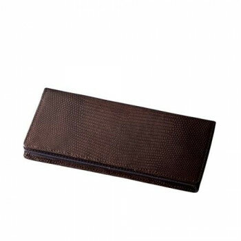 【メール便】 エルシオン リザード長財布 S-NOM15397BRN 5618-066【お寄せ品、返品キャンセル不可。欠品終売時連絡あり】