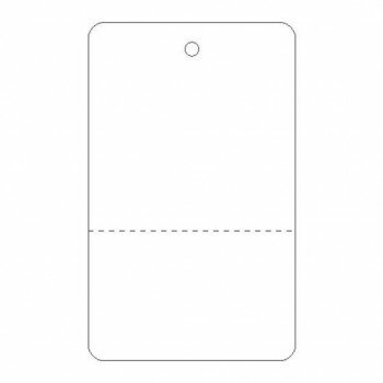タカ印　提札 糸なし 白無地 ミシン入　18-1508　500枚【お寄せ品、返品キャンセル不可。欠品終売時連..