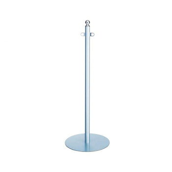 【メーカー直送（大型）】シロクマ フロアパーティションポール クローム/シルバー FPP-0174【お寄せ品、返品キャンセル不可。欠品終売時連絡あり】