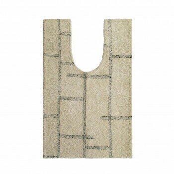 オカトー kieto 耳長超ロングトイレマット 105×70cm アイボリー【お寄せ品、返品キャンセル不可。欠品..