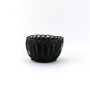 志成販売 ラウンドバスケット(S) ブラック 108162BK【お寄せ品、返品キャンセル不可。欠品終売時連絡あり】(3)