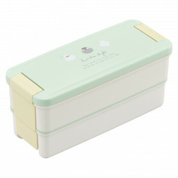 オーエスケー 文鳥 ランチボックス二段(仕切付) PCW-650D【お寄せ品、返品キャンセル不可。欠品終売時連絡あり】