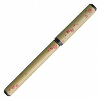 【メール便】 あかしや 筆ペン 天然竹筆ペン 桜/透明ケース AK2700MP-25【お寄せ品、返品キャンセル不可。欠品終売時連絡あり】