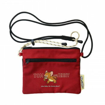 トムとジェリー フレンド サコッシュ レッド RD W-TJ1131【お寄せ品、返品キャンセル不可。欠品終売時連絡あり】