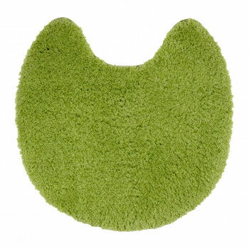 【メーカー直送（大型）】カキウチ SELECT JUST FIT MARURU トイレマット M アースグリーン 58×58cm【お寄せ品、返品キャンセル不可。欠品終売時連絡あり】