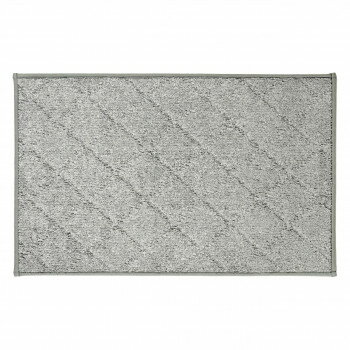 【メーカー直送（大型）】カキウチ ふわピタ階段マット 踊り場用 グレー 50×80cm【お寄せ品、返品キャ..