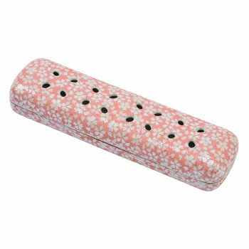 花摘 寝かせる線香皿 有田焼 中 桜小紋ピンク 32s38600y4072【お寄せ品、返品キャンセル不可。欠品終売時連絡あり】