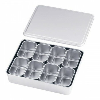 18-8プレス　00号用ヤクミ入　8ヶ入角　AYK14018【お寄せ品、返品キャンセル不可。欠品終売時連絡あり】