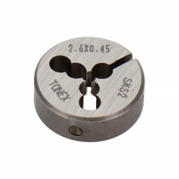 【メール便】 TONEX　丸駒25mm径　M2.6X0.45　110213【お寄せ品、返品キャンセル不可。欠品終売時連絡..