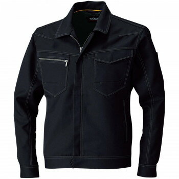 桑和 9663 長袖ブルゾン LLサイズ ブラック(4) SOWA【お寄せ品、返品キャンセル不可。欠品終売時連絡あり】