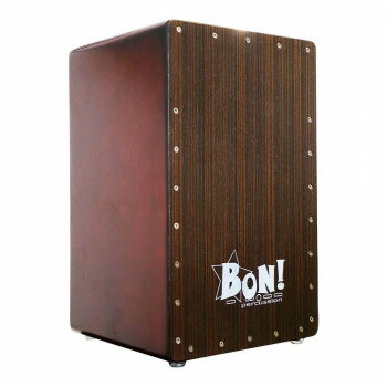 【メーカー直送（大型）】Bon!(ボン) カホン　ベースポート搭載モデル　打面:エボニー BCJ-10EB【お寄せ品、返品キャンセル不可。欠品終売時連絡あり】