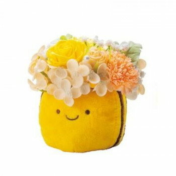 GREEN HOUSE ふわふわミツバチポットソープフラワー 5574【お寄せ品、返品キャンセル不可。欠品終売時連絡あり】