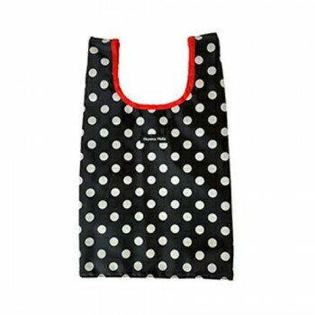 Tote Bag Type - Hanna Hula(ハンナフラ) エコバッグ S ポルカブラック CECO-PLK01-S【お寄せ品、返品キャンセル不可。欠品終売時連絡あり】