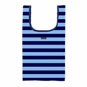 Shopping Bags, Ecology Bags - Hanna Hula(ハンナフラ) エコバッグ L ボーダーネイビー CECO-BNV-L【お寄せ品、返品キャンセル不可。欠品終売時連絡あり】