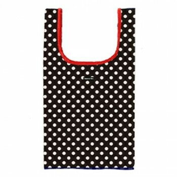 Tote Bag Type - Hanna Hula(ハンナフラ) エコバッグ L ポルカブラック CECO-PLK01-L【お寄せ品、返品キャンセル不可。欠品終売時連絡あり】