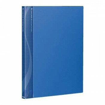 ナカバヤシ クリアブック ベーシックカラー B4判 20P ブルー CB1022B-N【お寄せ品、返品キャンセル不可。欠品終売時連絡あり】