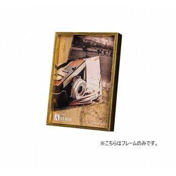 ナカバヤシ アンティコ インテリアフレーム 2L　ゴールド・F-TP-103-GD【お寄せ品、返品キャンセル不可..