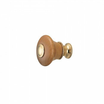 シロクマ ベルツマミ ミディアムオーク/金 KC-13【お寄せ品、返品キャンセル不可。欠品終売時連絡あり】