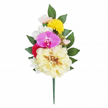 お供え用　CT触媒加工仏花　アーティフィシャルフラワー　蘭世(らんせ)　HC15601【お寄せ品、返品キャンセル不可。欠品終売時連絡あり】