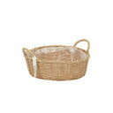 MURATAYA P.PラタンバスケットフラットL Natural 3009【お寄せ品、返品キャンセル不可。欠品終売時連絡あり】