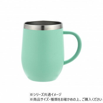 Mug Cup - Smooステンレスマグカップ 370ml ライトグリーン 506777【お寄せ品、返品キャンセル不可。欠品終売時連絡あり】