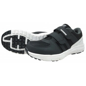 喜多 セーフティスニーカー マジック 25.0cm ブラック MK5110【お寄せ品、返品キャンセル不可。欠品終売時連絡あり】