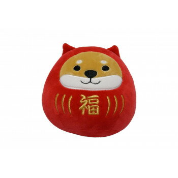 フレンズヒル もちふわクッション S シバタサンダルマ レッド JW-355-201【お寄せ品、返品キャンセル不可。欠品終売時連絡あり】