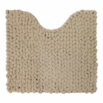 MOU トイレ足元マット ベージュ 約55×60cm ヨコズナクリエーション【お寄せ品、返品キャンセル不可。欠品終売時連絡あり】