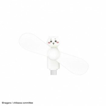 ちいかわ コネクタ付き ミニクールファン (USB Type-C) ちいかわ CK-74A【お寄せ品、返品キャンセル不可。欠品終売時連絡あり】