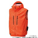 サンエス フード付ベスト 30:オレンジ 8L KF92112【お寄せ品、返品キャンセル不可。欠品終売時連絡あり】