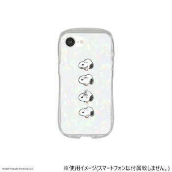 【メール便】 ピーナッツ iPhone16e対応 クリスタルクリアケース スヌーピー SNGG-124B【お寄せ品、返品キャンセル不可。欠品終売時連絡あり】
