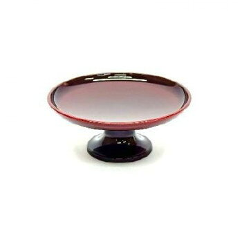 【直送品】ミニ供物台(ミニ高月) ワイン(ゴールデンレッド) 4.0寸【お寄せ品、返品キャンセル不可。欠品終売時連絡あり】