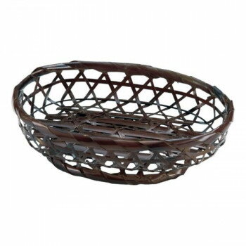 萬洋(まんよう) 塗り小判篭 台付 21-298【お寄せ品、返品キャンセル不可。欠品終売時連絡あり】