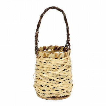 萬洋(まんよう) 花かごやたら編 白 12-813A【お寄せ品、返品キャンセル不可。欠品終売時連絡あり】