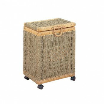 Rattan - 【直送品】今枝商店　Romantic Rattan　籐ランドリーバスケット　K21【お寄せ品、返品キャンセル不可。欠品終売時連絡あり】