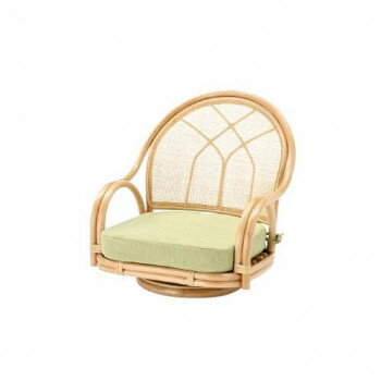 Legless Chairs - 【直送品】今枝商店　Romantic Rattan　籐回転座椅子　ロータイプ　S360【お寄せ品、返品キャンセル不可。欠品終売時連絡あり】