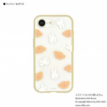 【メール便】 ミッフィー IIIIfit Clear iPhone16e 対応 ケース ミッフィー＆ボリス MF-574B【お寄せ品、返品キャンセル不可。欠品終売時連絡あり】