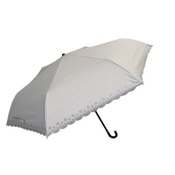 アテイン 傘 晴雨兼用ミニ 無地・ヒートカット55cm　ベージュ 6622【お寄せ品、返品キャンセル不可。欠品終売時連絡あり】