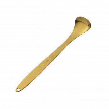 【メール便】 岡部洋食器製作所　コケとっとプレミアム(舌クリーナー)イエローゴールド【お寄せ品、返品キャンセル不可。欠品終売時連絡あり】