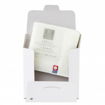 【メール便】 今治 エコナチュール タオルハンカチ1P(箱入れ) ホワイト E-31515【お寄せ品、返品キャンセル不可。欠品終売時連絡あり】