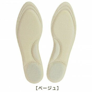 【メール便】 コロンブス フットソリューション マイフィットインソール 1足分(2枚入り) 女性用 フリーサイズ(22.0〜24.5cm)　ベージュ【お寄せ品、返品キャンセル不可。欠品終売時連絡あり】