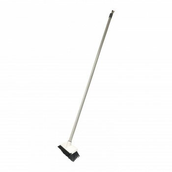 【メーカー直送（大型）】日本クリンテック 水切りワイパー付きデッキブラシ【お寄せ品、返品キャンセル不可。欠品終売時連絡あり】