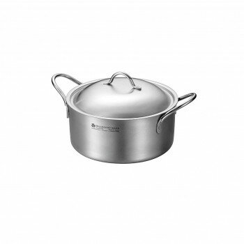 燕熟の技 クローバー 3LAYERS 両手鍋20cm EJSA-1000【お寄せ品、返品キャンセル不可。欠品終売時連絡あり】