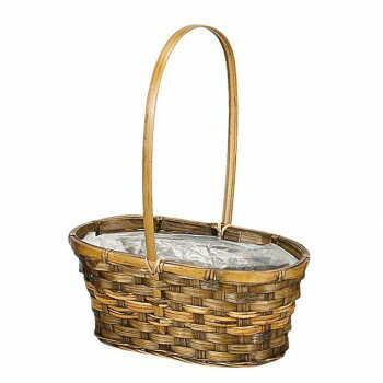 大橋新治商店 染竹プランターD4号手付W 65-254【お寄せ品、返品キャンセル不可。欠品終売時連絡あり】